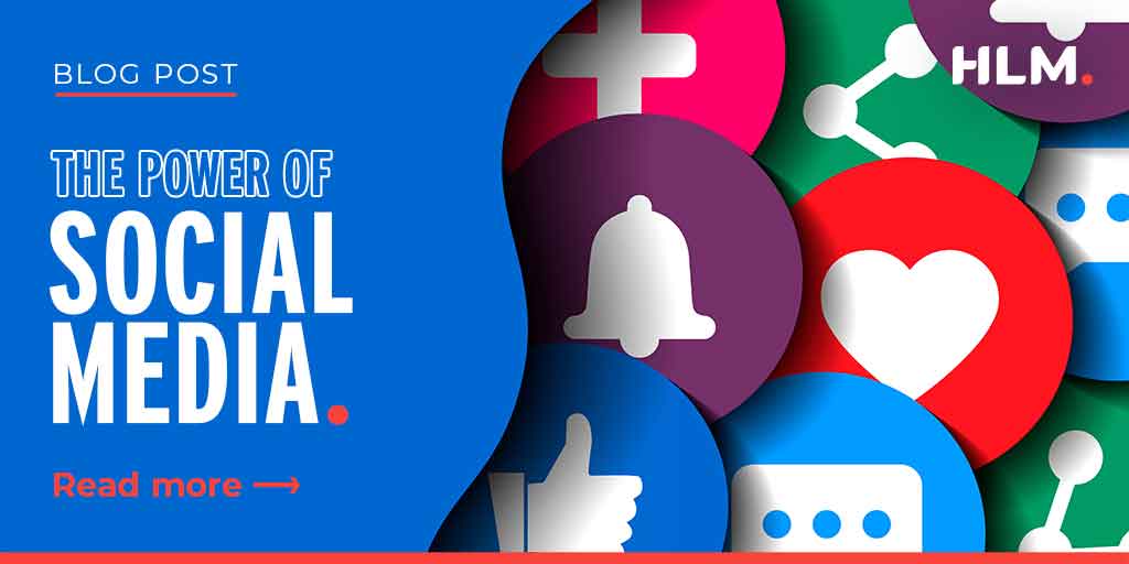 Social media icons representing Facebook, Twitter, Instagram, and LinkedIn.